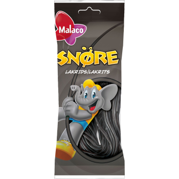 Malaco Snöre Lakrits, 24 x 92g