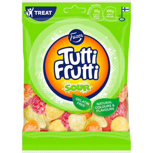 Fazer Tutti Frutti sur 21 x 180g