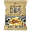 OK Snacks Kettle Chips SEASALT & BLACK PEPPER, 8 x 150g